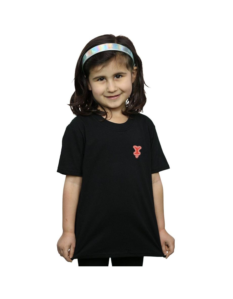 Disney Girls Winnie The Pooh Tigger Chest Cotton T-Shirt - Black