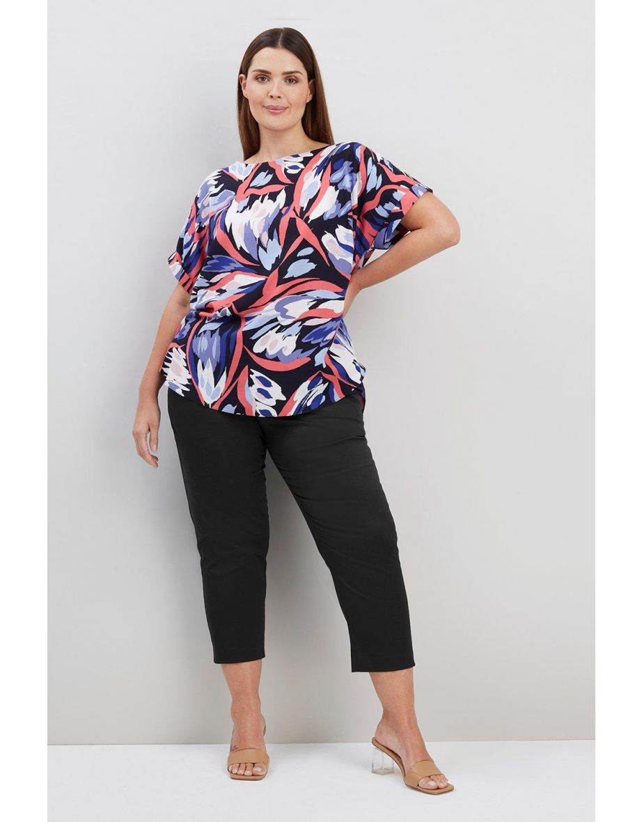 Curve Stretch Crop Trouser