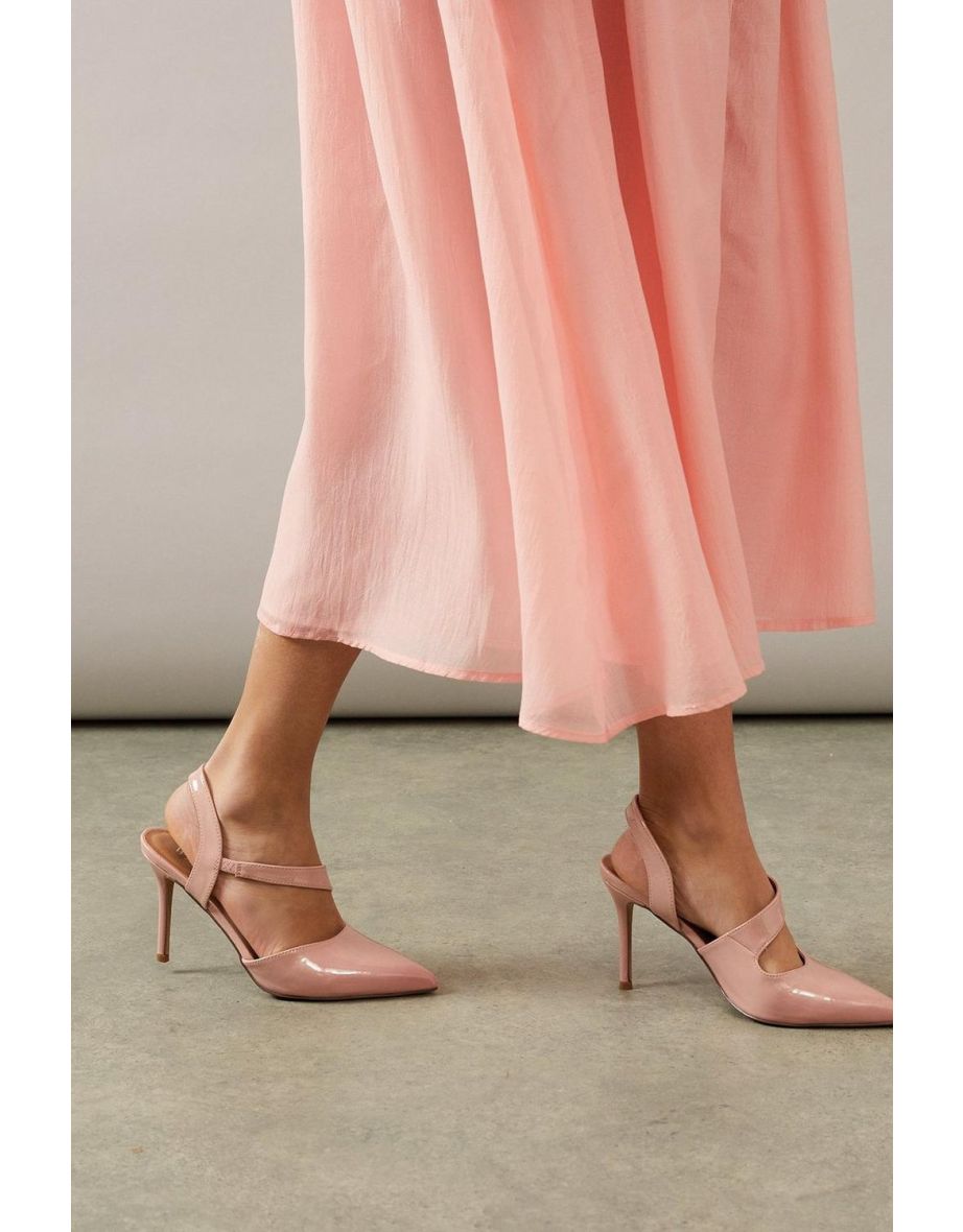 Wide Fit Everly Asymmetric Pointed Stiletto High Heel Courts - 3