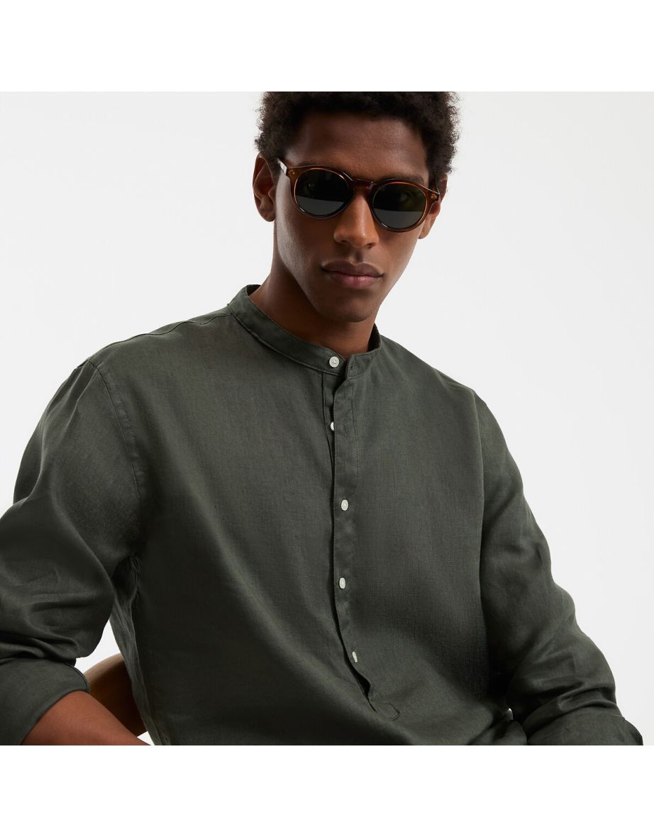 Linen Loose Fit Shirt - 3