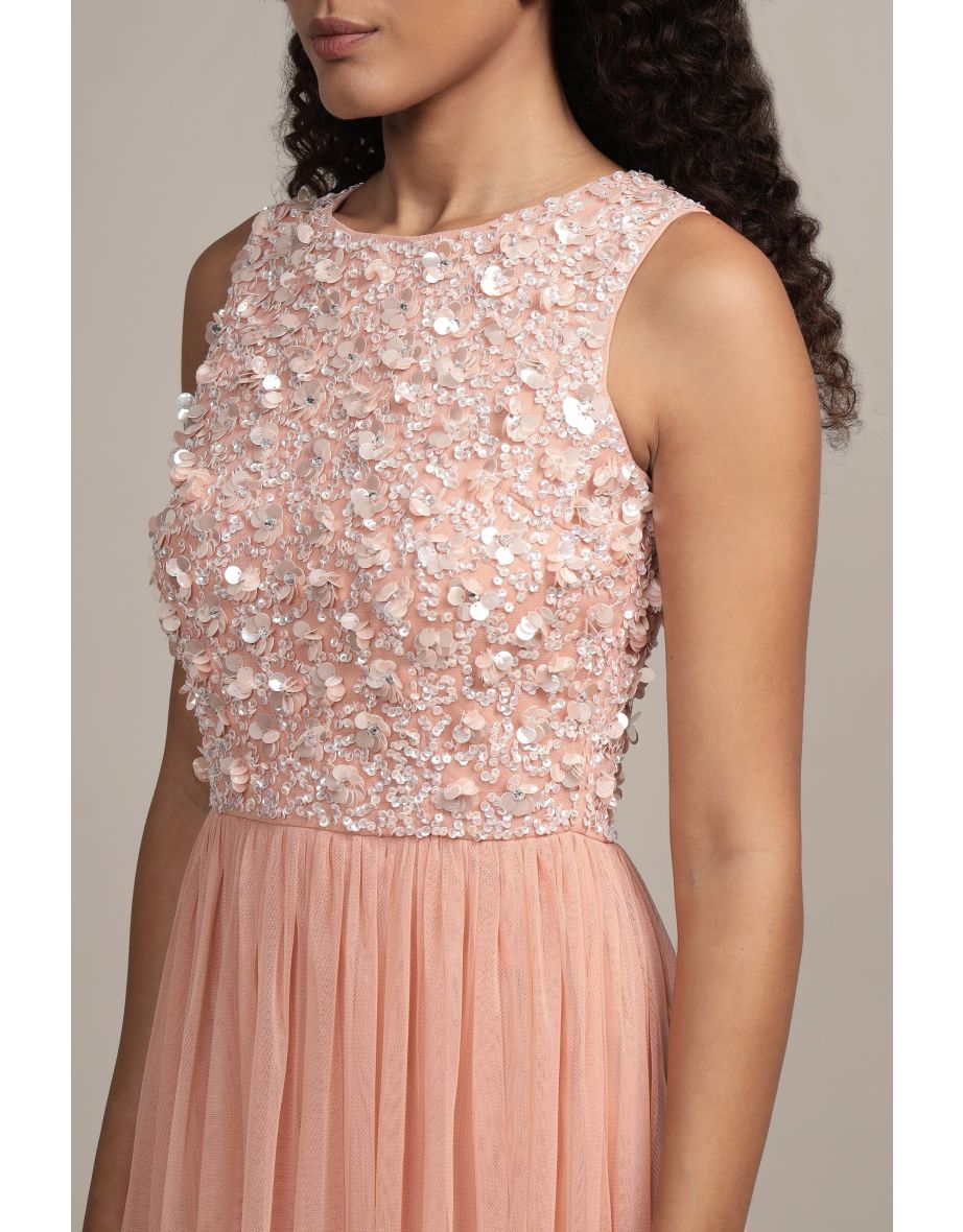Hazel Blush Pink Bridesmaid Dress - 18