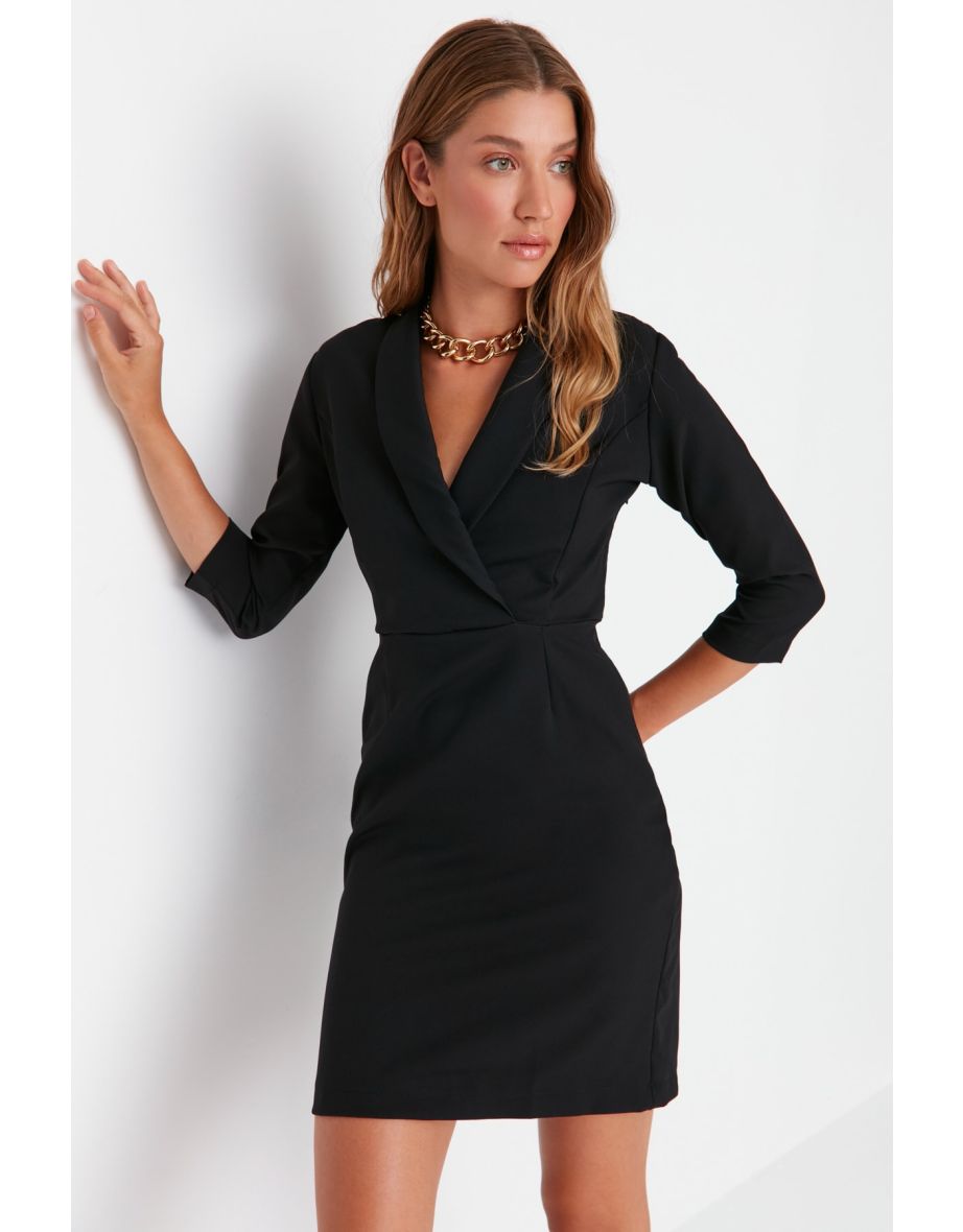Black Bodycon Mini Dress