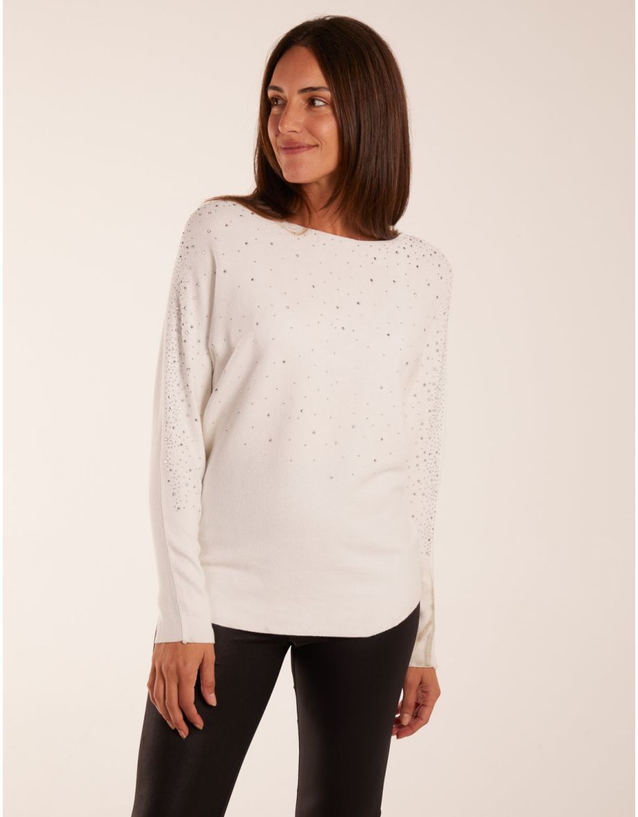 Silver sparkle shop jumper