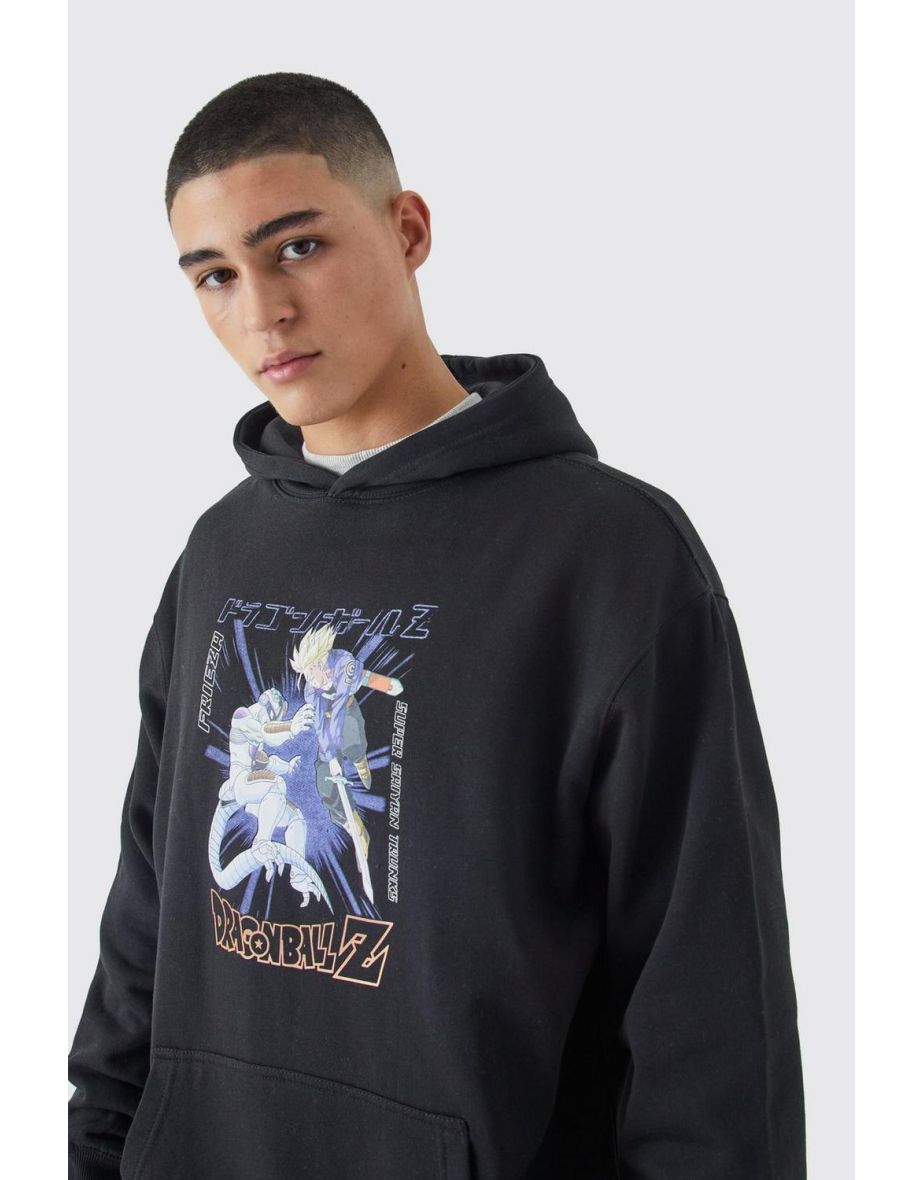 Oversized Dragonball Z License Hoodie - black - 2