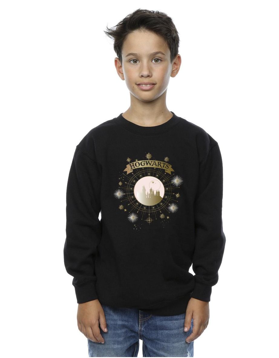Shop Harry Potter Boys Hogwarts Yule Ball Sweatshirt Black Online in Qatar VogaCloset