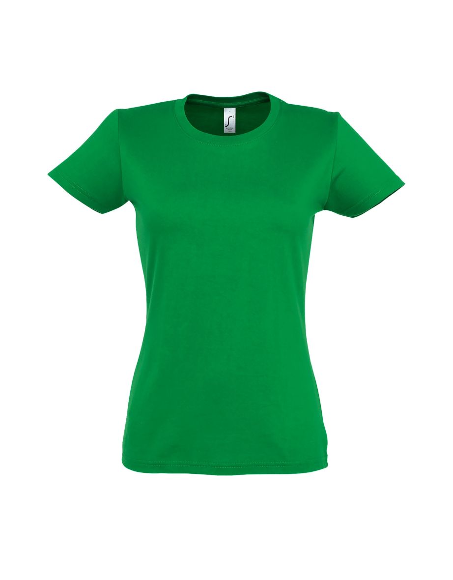 SOLS Womens/Ladies Imperial Heavy Short Sleeve T-Shirt - Kelly Green