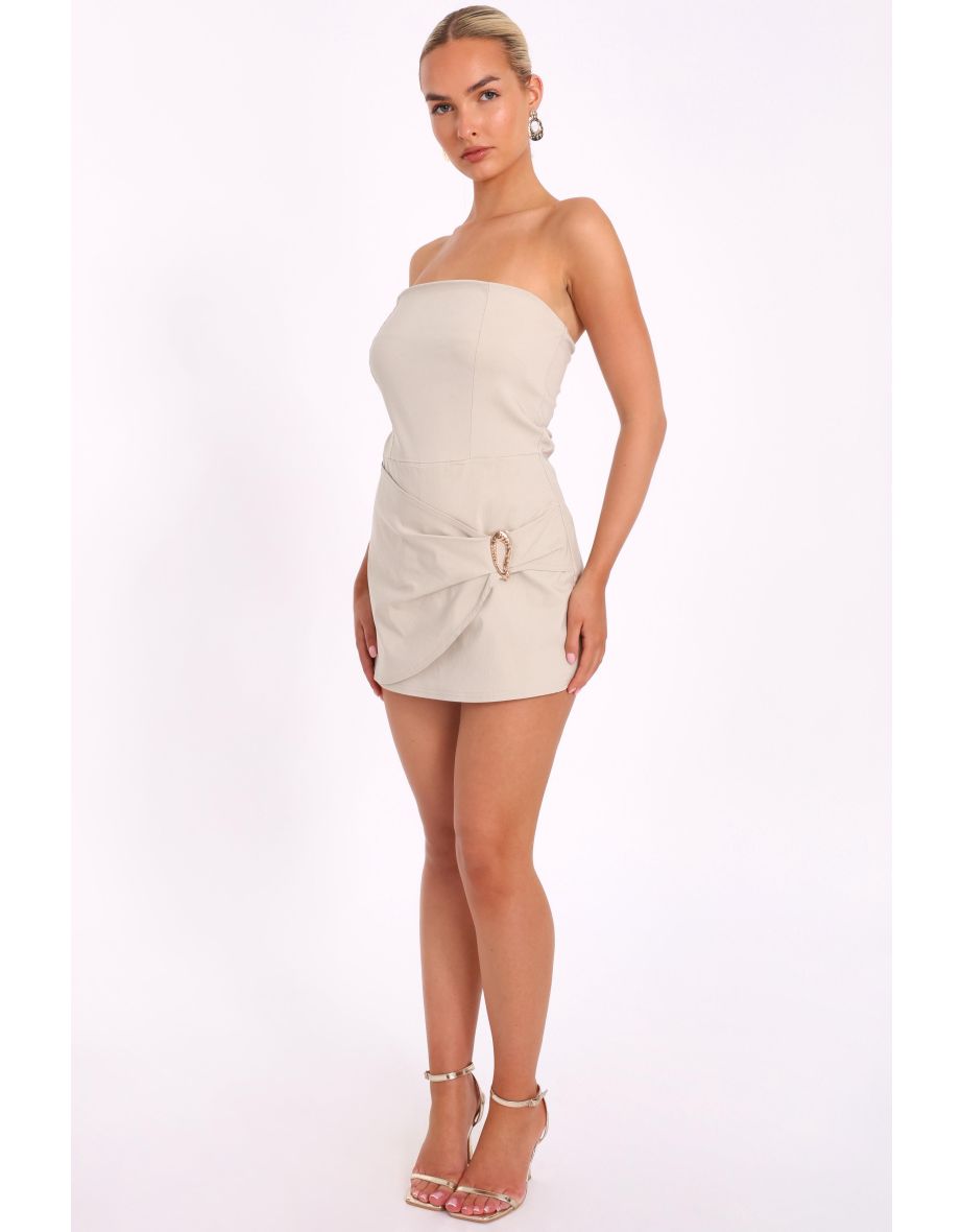 Stone Gold Buckle Playsuit