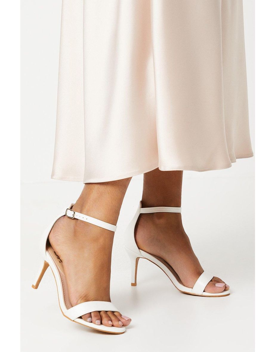 Tasha Low Stiletto Barely There Heeled Sandals