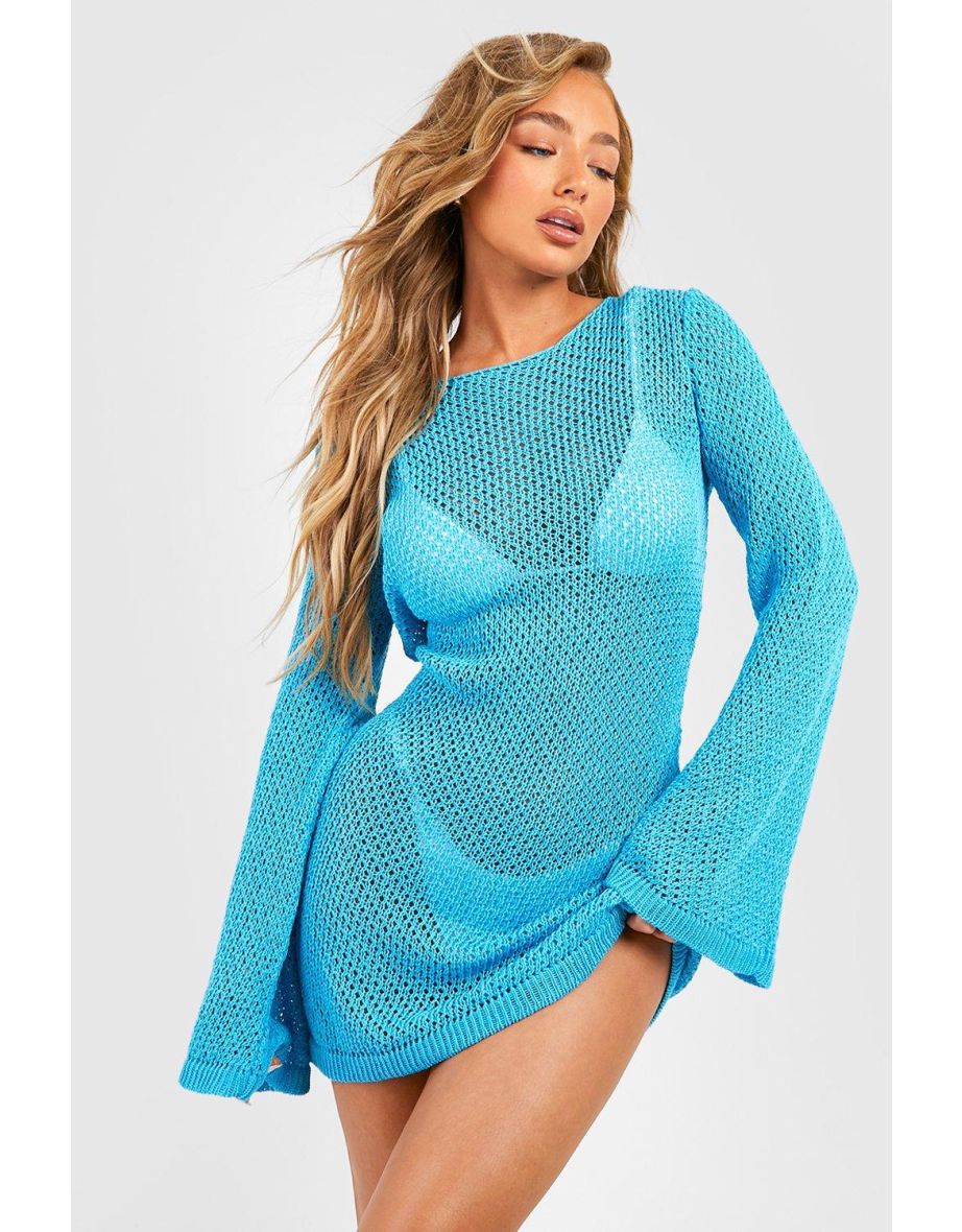 Turquoise dress boohoo sales
