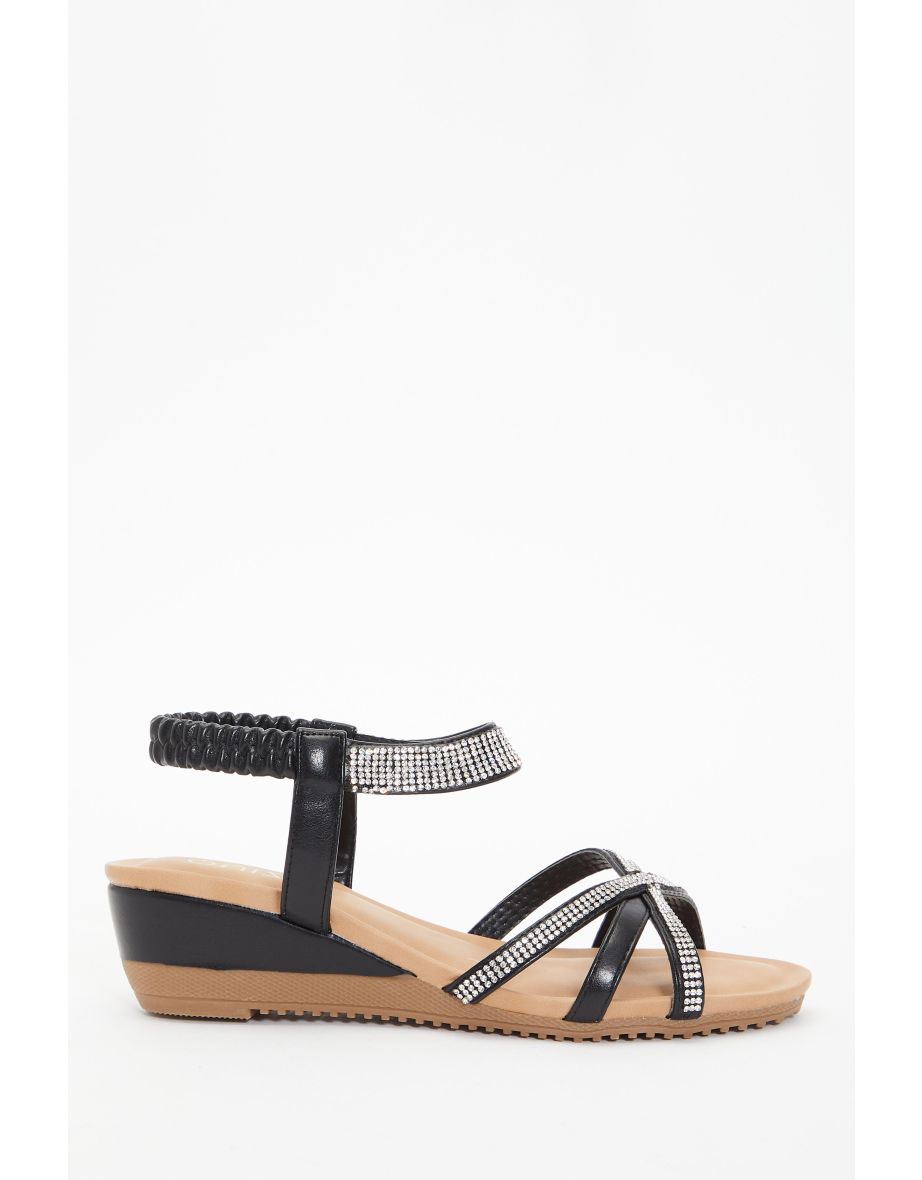 Black 2025 comfort wedges