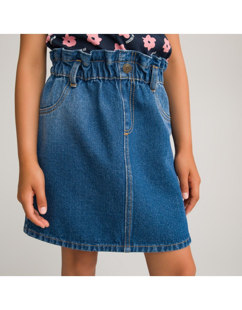 Denim paperbag skirt 2025