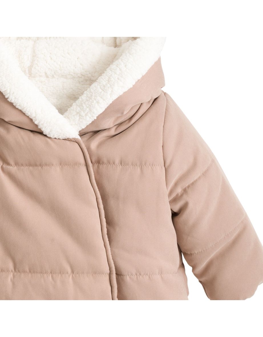 Warm Hooded Coat - 1