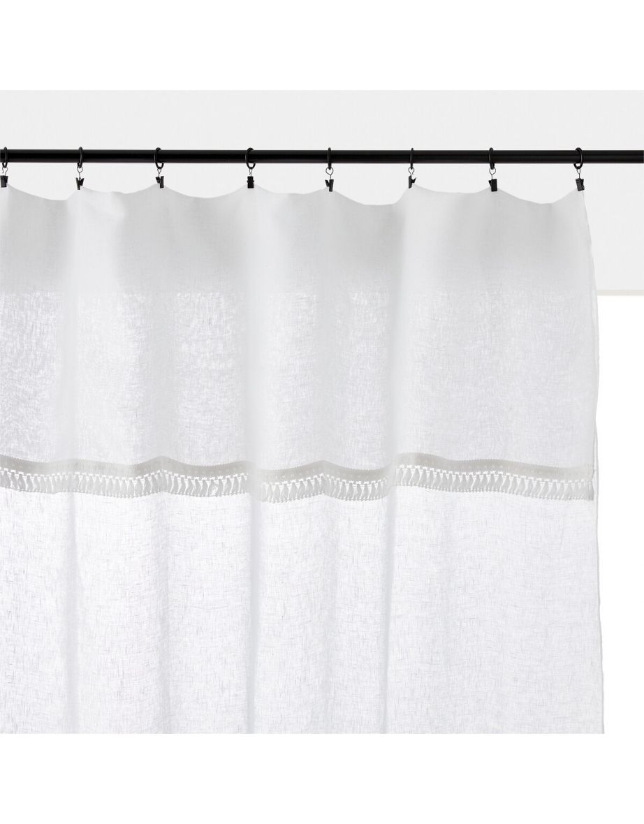 Pampa Sheer Linen Curtain Panel