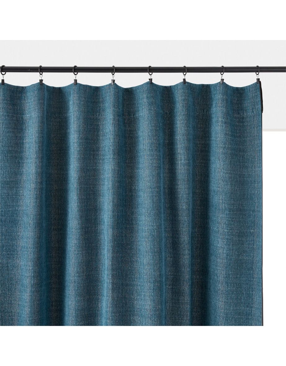 Figuera Chenille Effect Single Curtain with Hidden Tabs