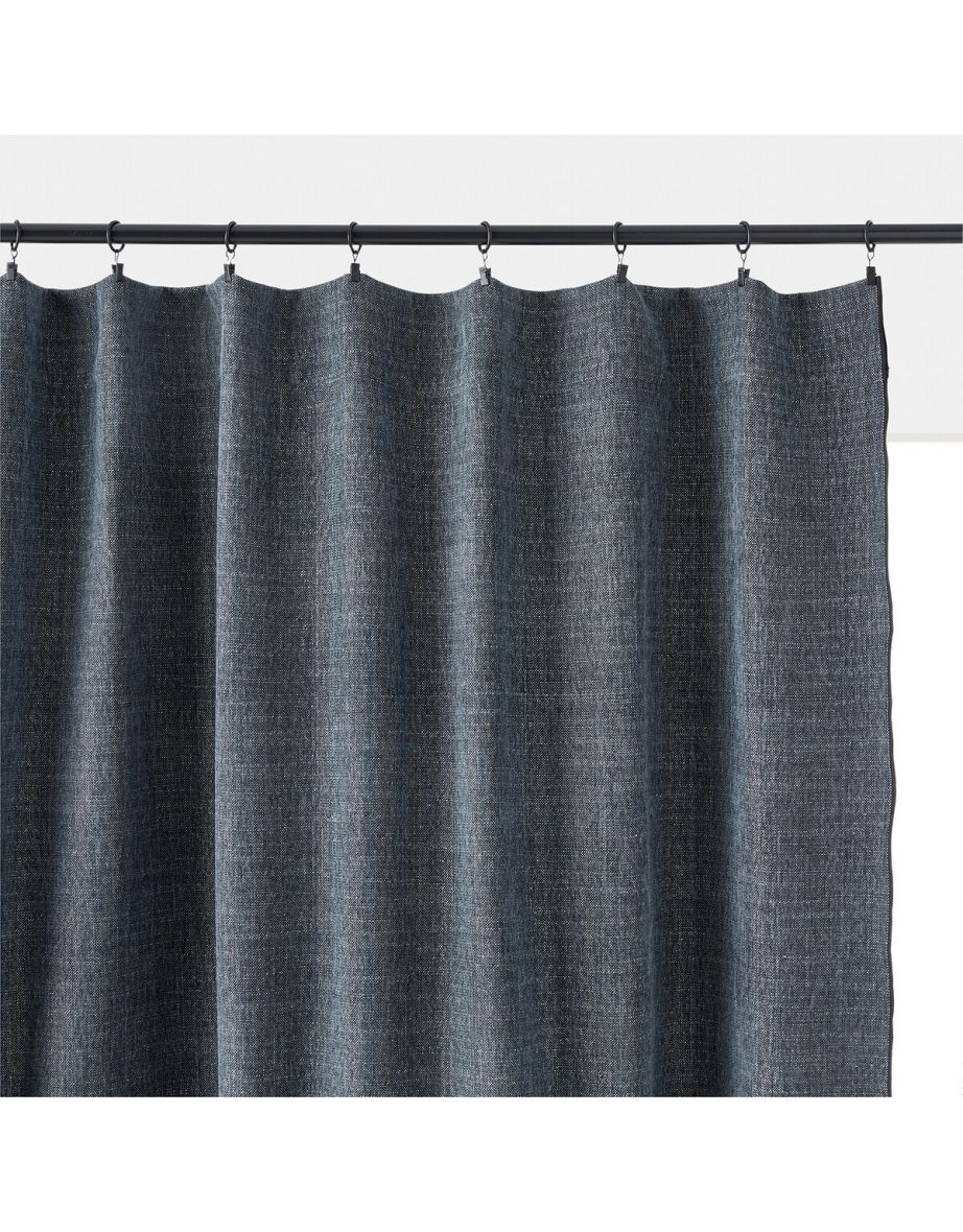 Figuera Chenille Effect Single Curtain with Hidden Tabs