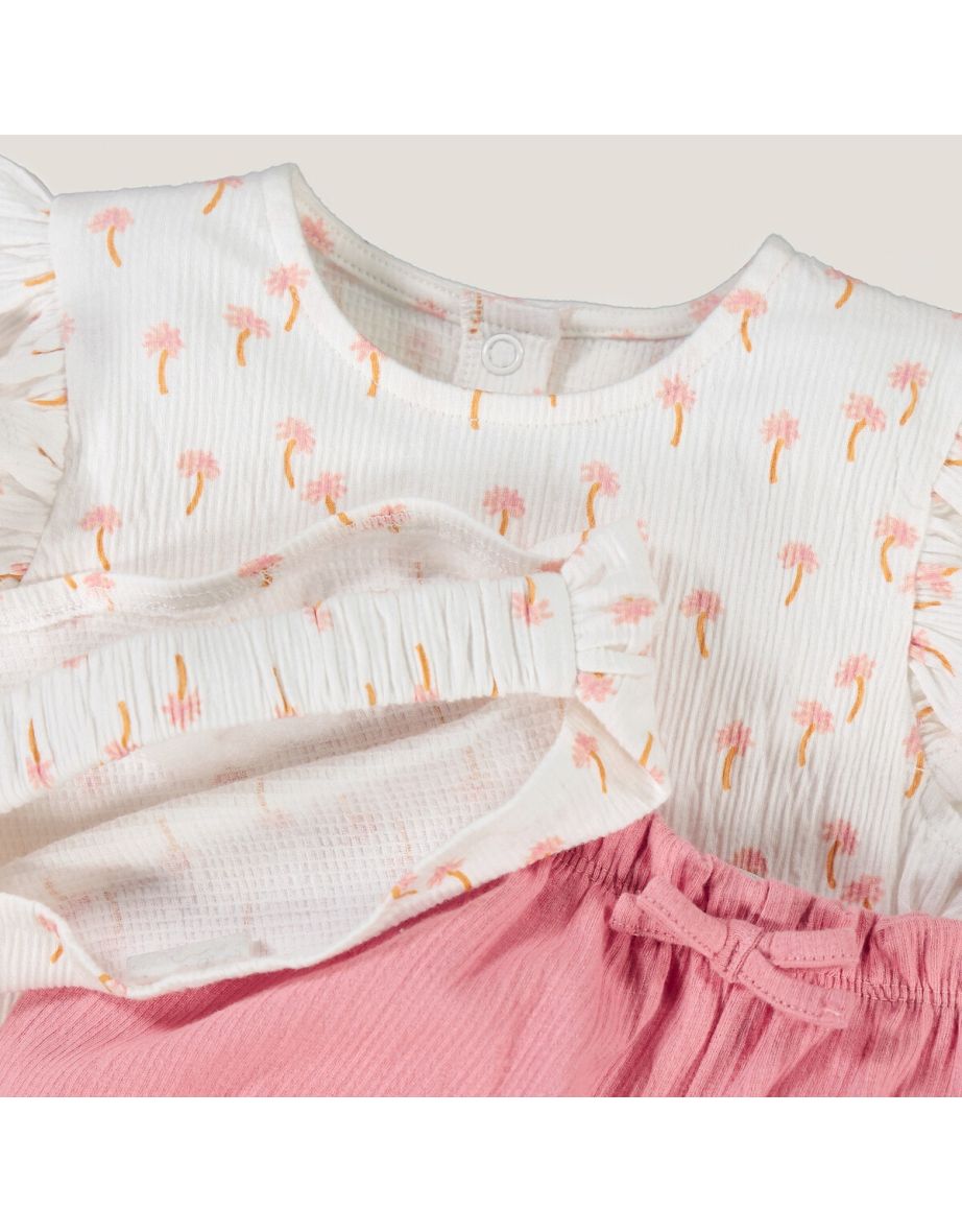Cotton T-Shirt, Bloomers and Headband Outfit - 2