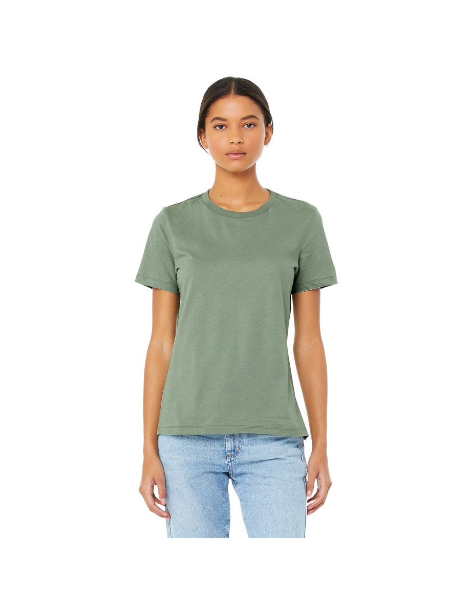 Bella + Canvas Womens/Ladies Jersey Short-Sleeved T-Shirt - Sage