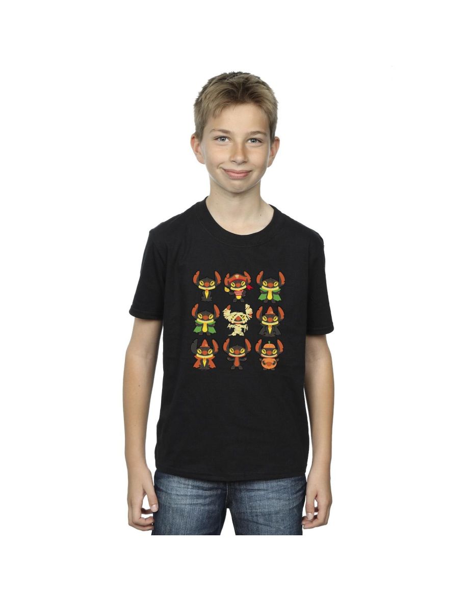 Disney Boys Lilo & Stitch Halloween Costumes T-Shirt - Black