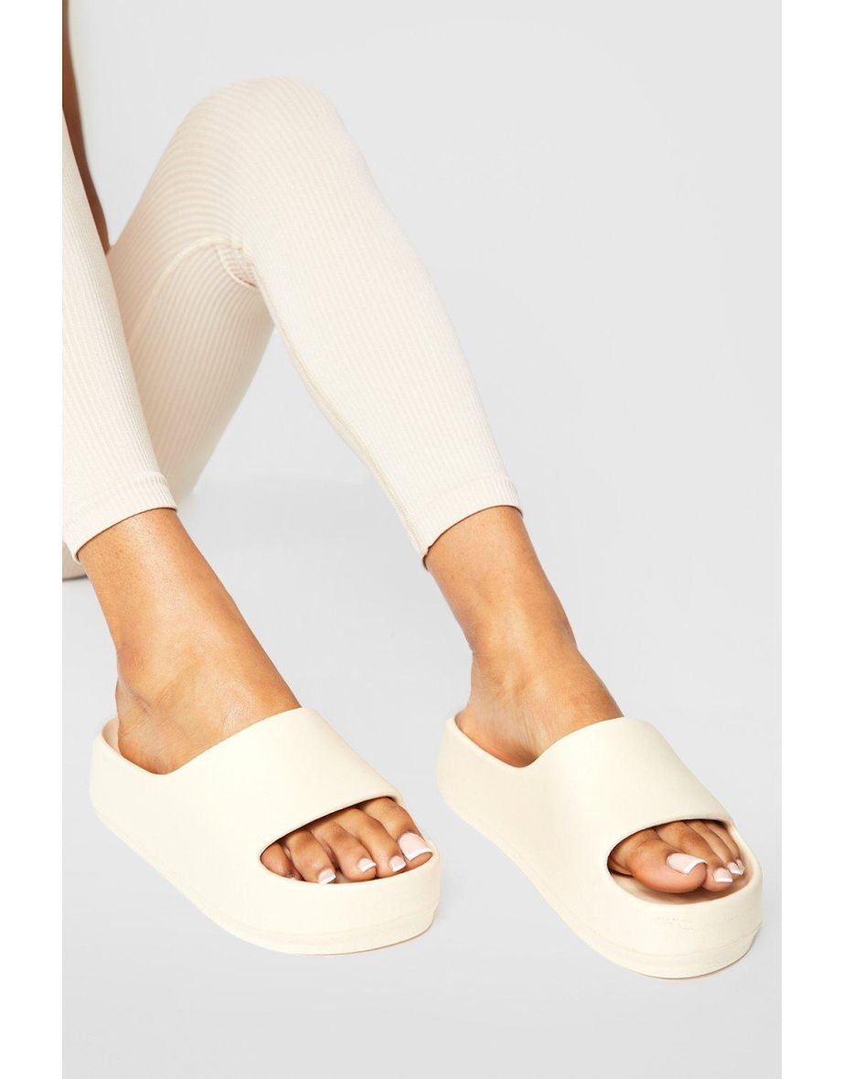 Buy Slippers Sliders Boohoo in Qatar VogaCloset