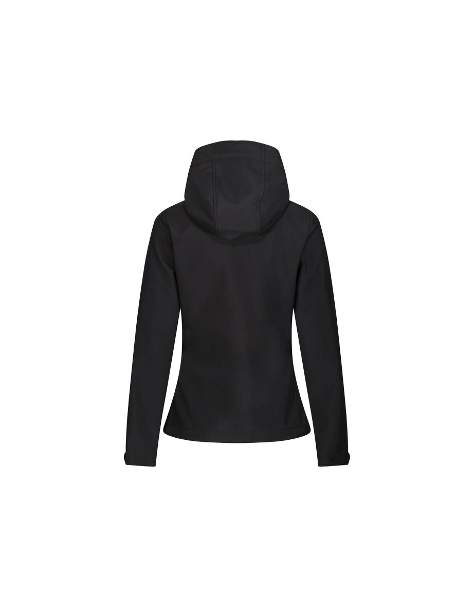 Regatta Womens/Ladies Venturer 3 Layer Membrane Soft Shell Jacket - Black/Red - 2