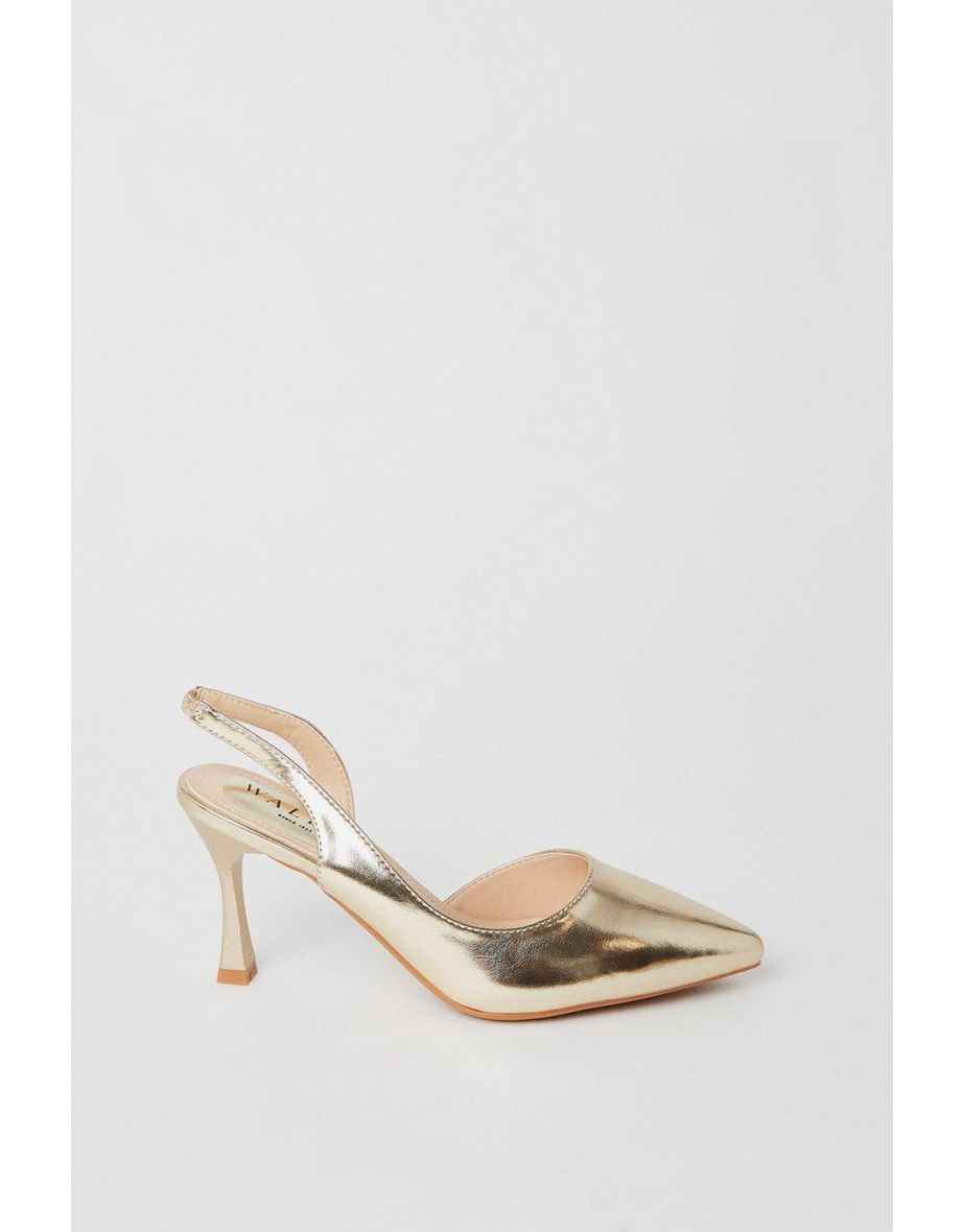 Wallis gold shoes top
