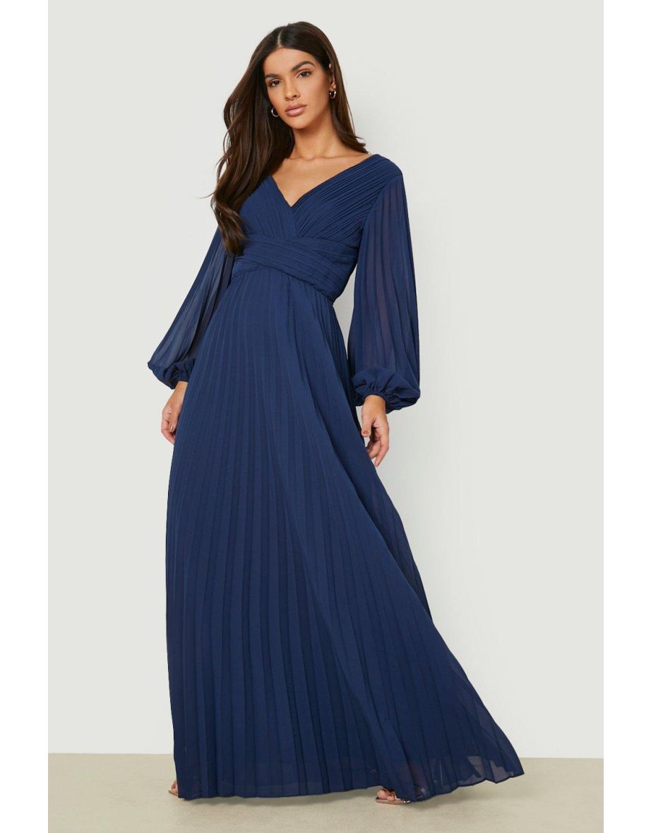 Plunge wrap 2025 maxi dress