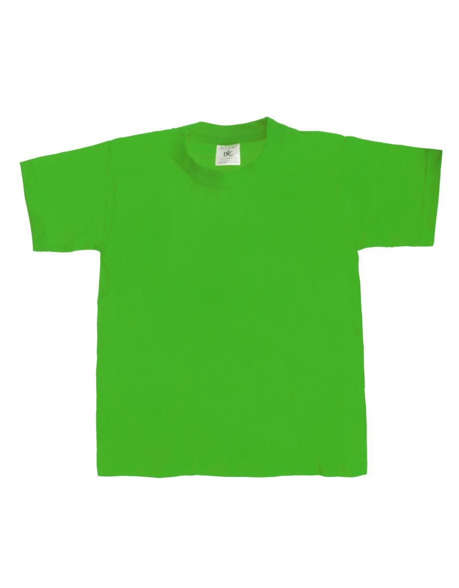 B&C Kids/Childrens Exact 190 Short Sleeved T-Shirt (Pack of 2) - Kelly Green