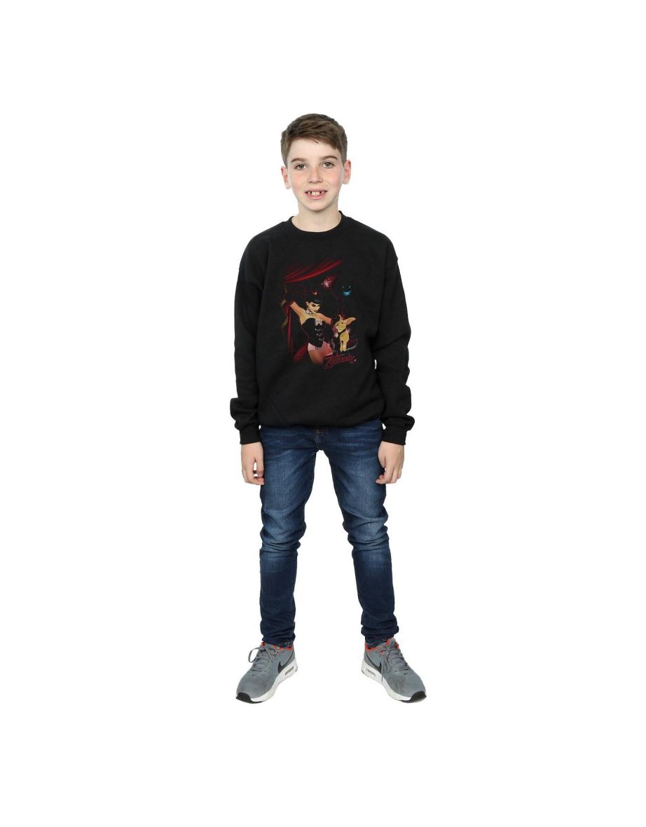 DC Comics Boys Zatanna Bombshell Cover Sweatshirt - Black - 3