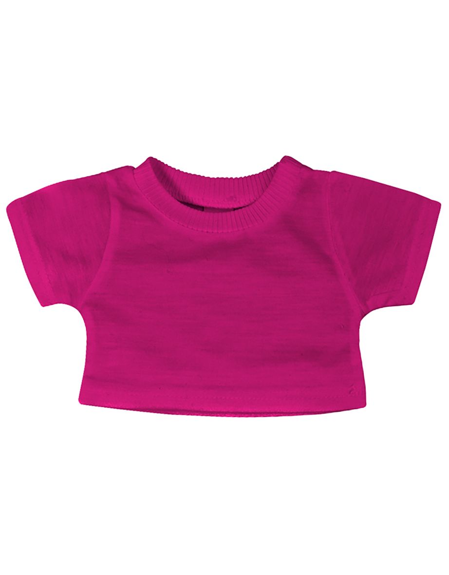 Mumbles Teddy Bear T-Shirt Accessory - Fuchsia - 1