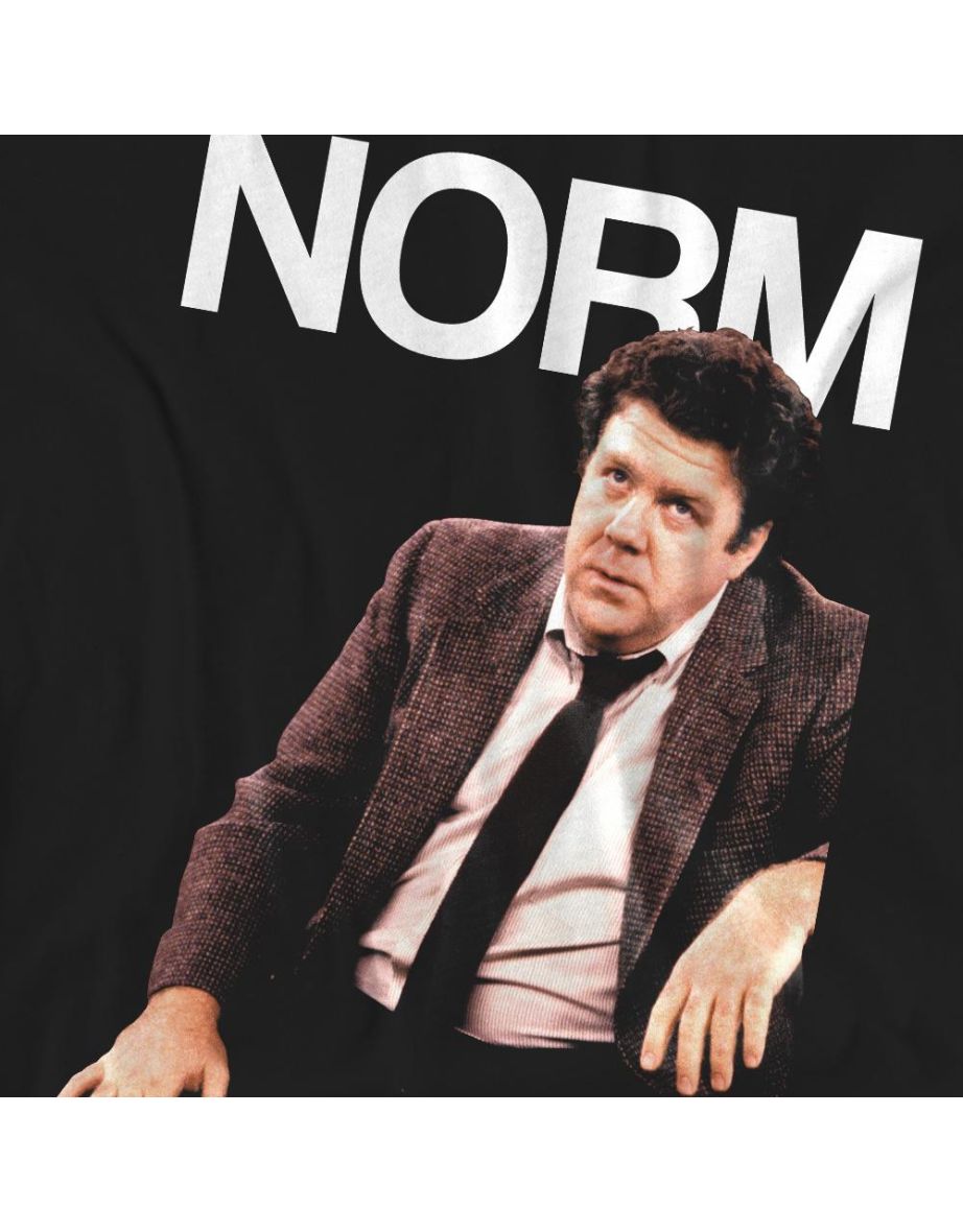 Cheers Unisex Adult Norm Peterson T-Shirt - Black - 3