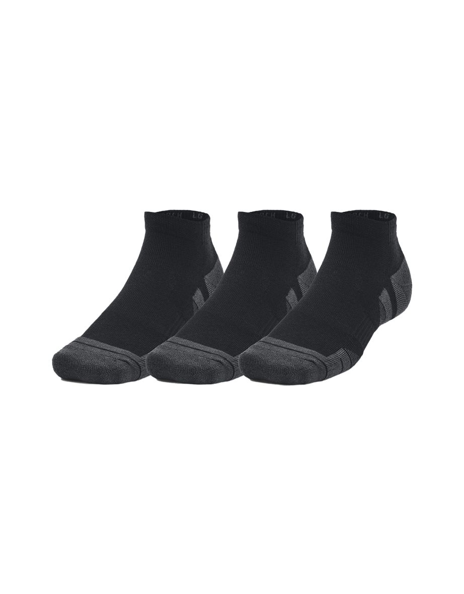 Under Armour Unisex Adult Performance Tech Socks (Pack of 3) - Black