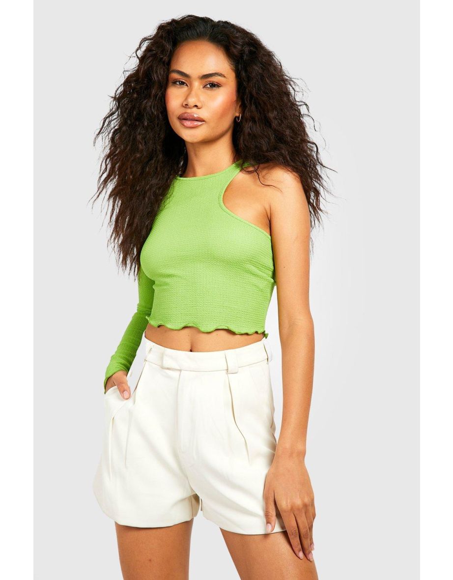 Neon cut out crop top online