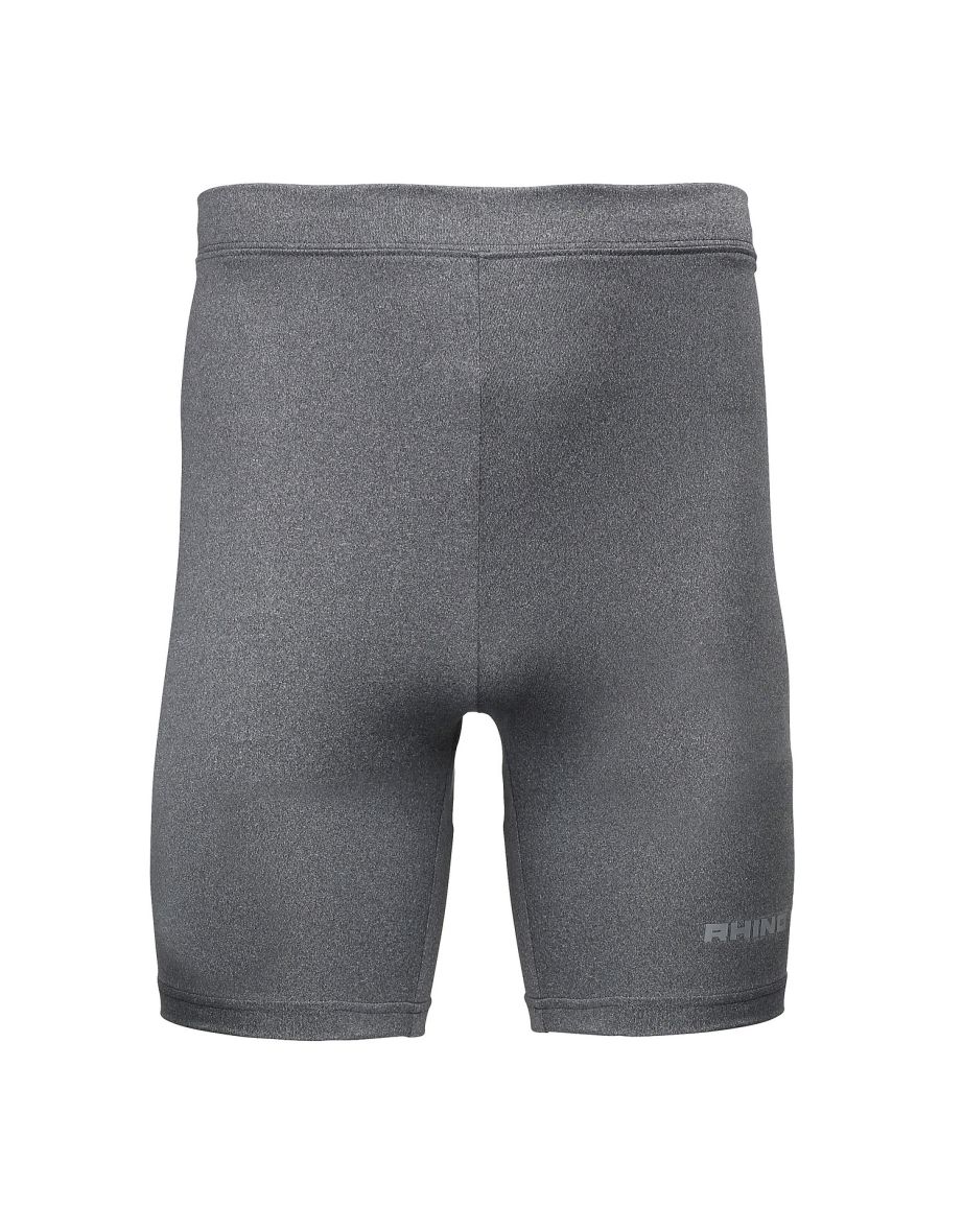 Rhino Childrens Boys Thermal Underwear Sports Base Layer Shorts - Heather Grey