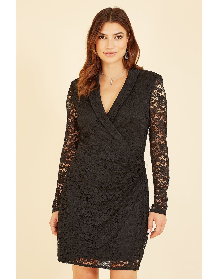 Mela london black lace dress hot sale