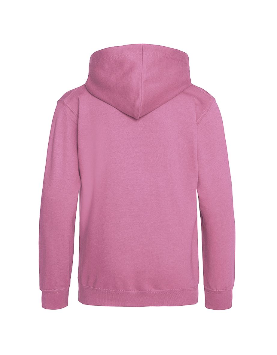 Awdis Kids Unisex Hooded Sweatshirt / Hoodie / Schoolwear - Candyfloss Pink - 1