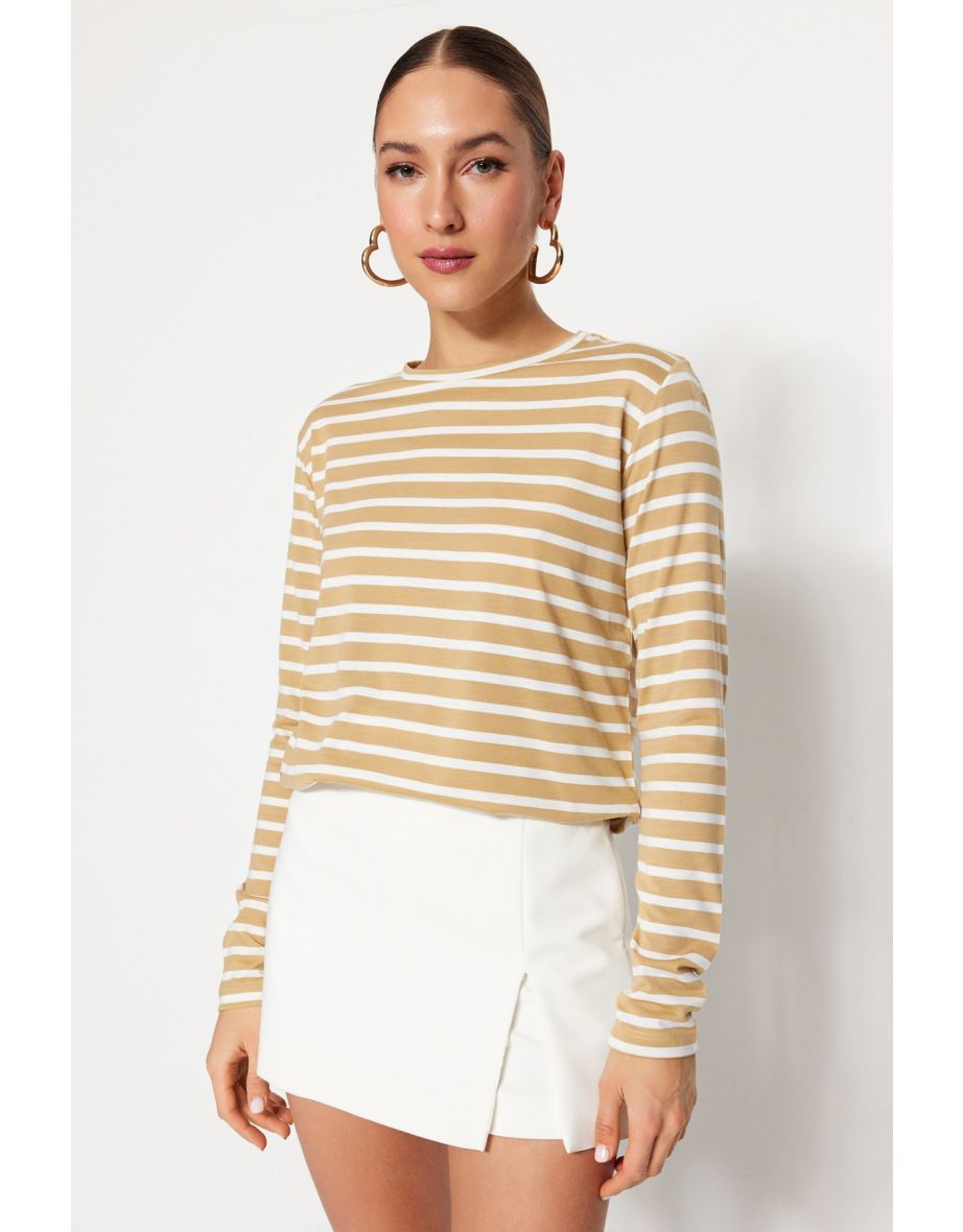 T-Shirt - Beige - Regular fit - 7
