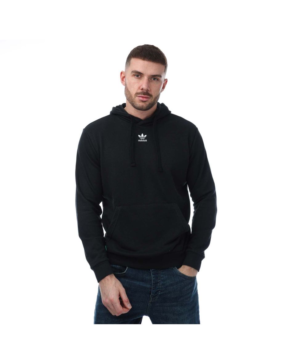 Men's adidas Originals Essentials+ Made With Hemp Hoody in Black