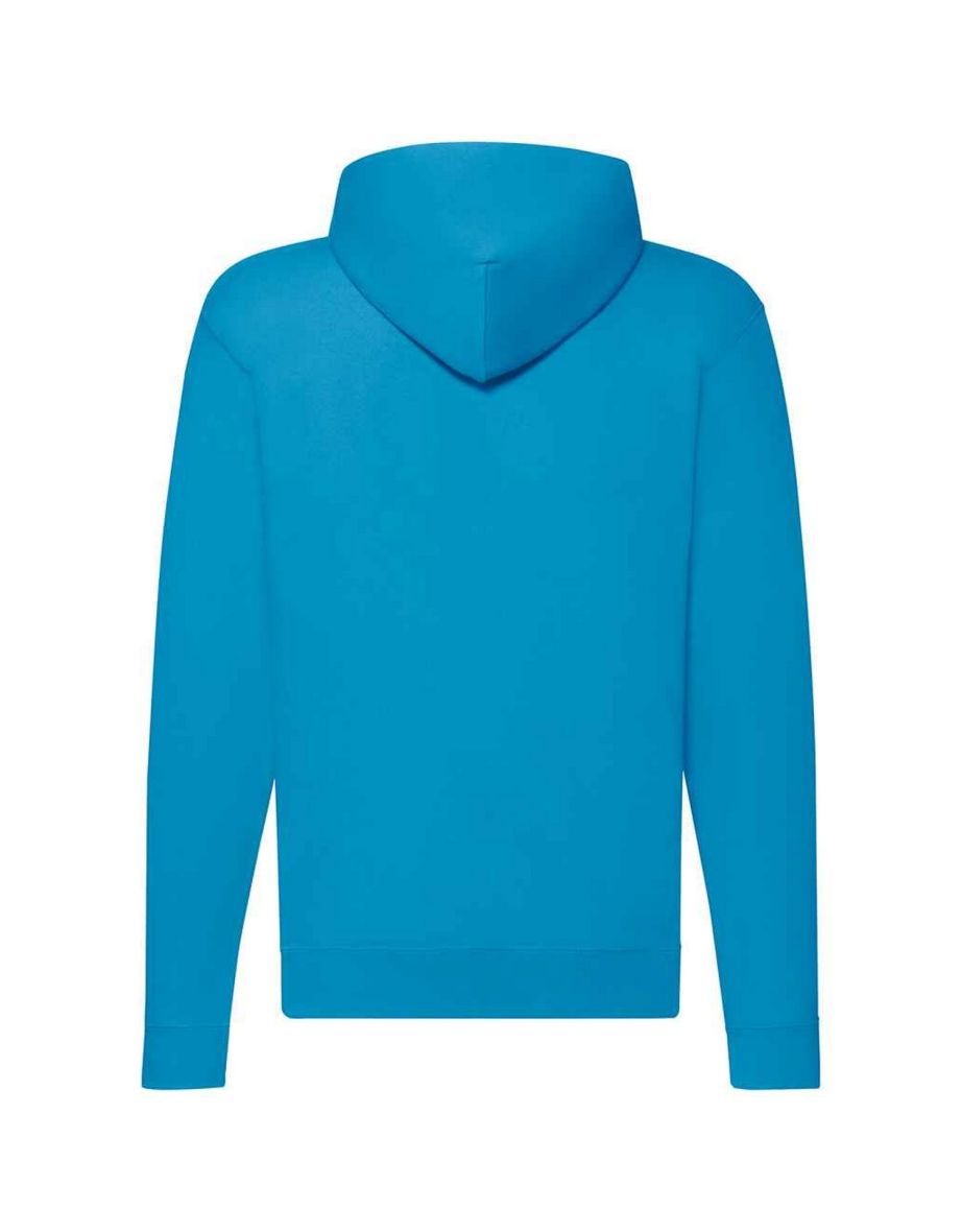 Fruit of the Loom Mens Classic Zipped Hoodie - Azure - 1