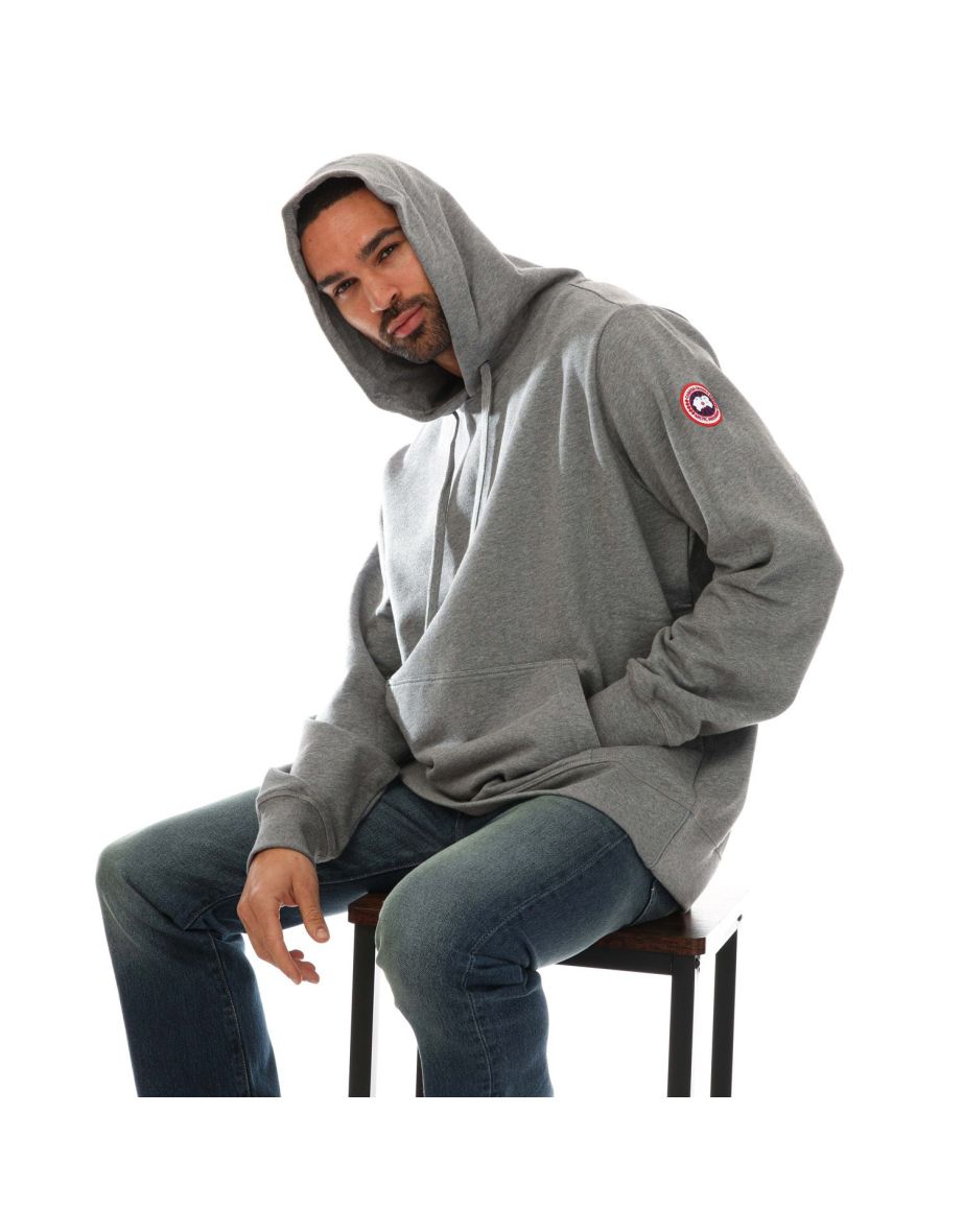 Men's Canada Goose Huron Hoodie in Cream - 3