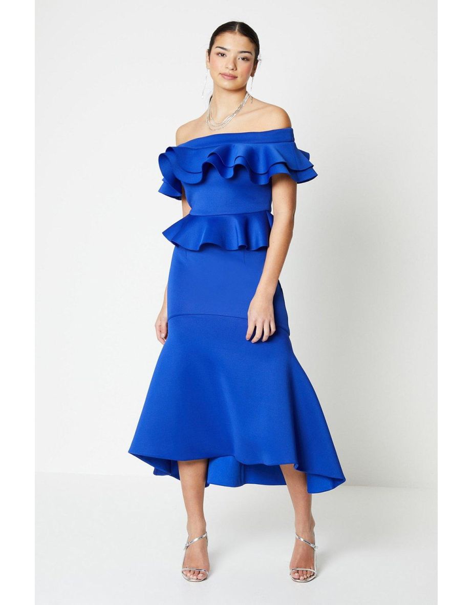 Blue Mermaid Midaxi Skirt