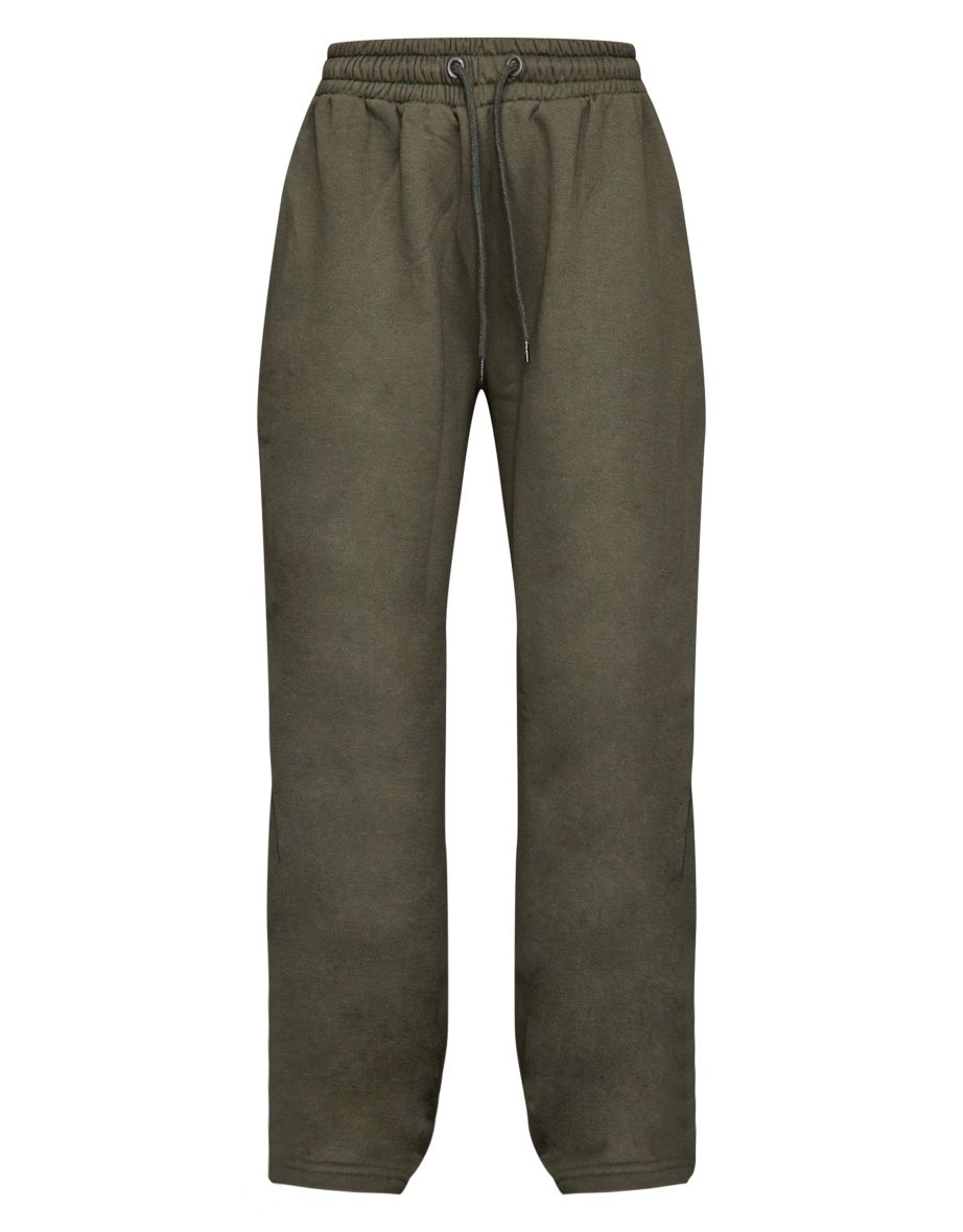 Petite Moss Khaki Elasticated Waist Straight Leg Joggers - 4