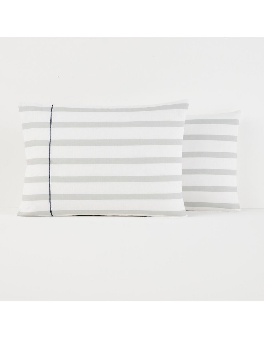 MALO Striped Cotton Pillowcase - 3