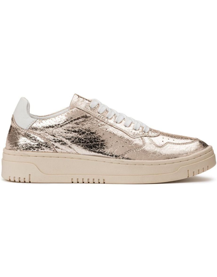 Iridescent Leather Trainers