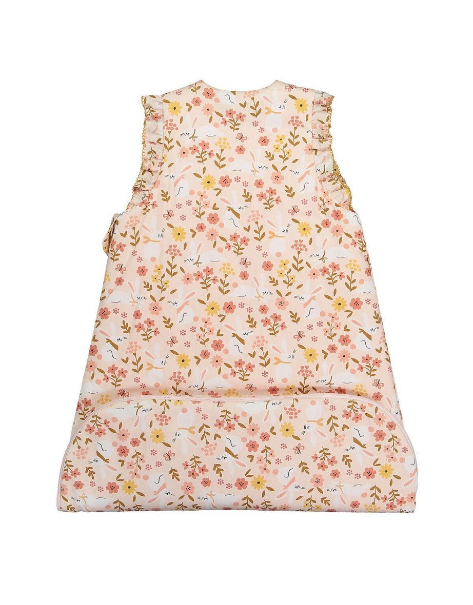 Floral Rabbit Organic Cotton Percale Sleep Bag - 3