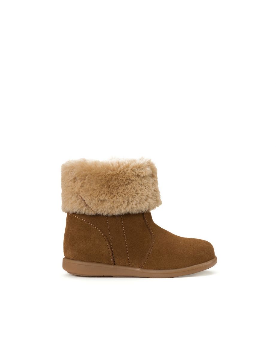 Kids Suede Calf Boots