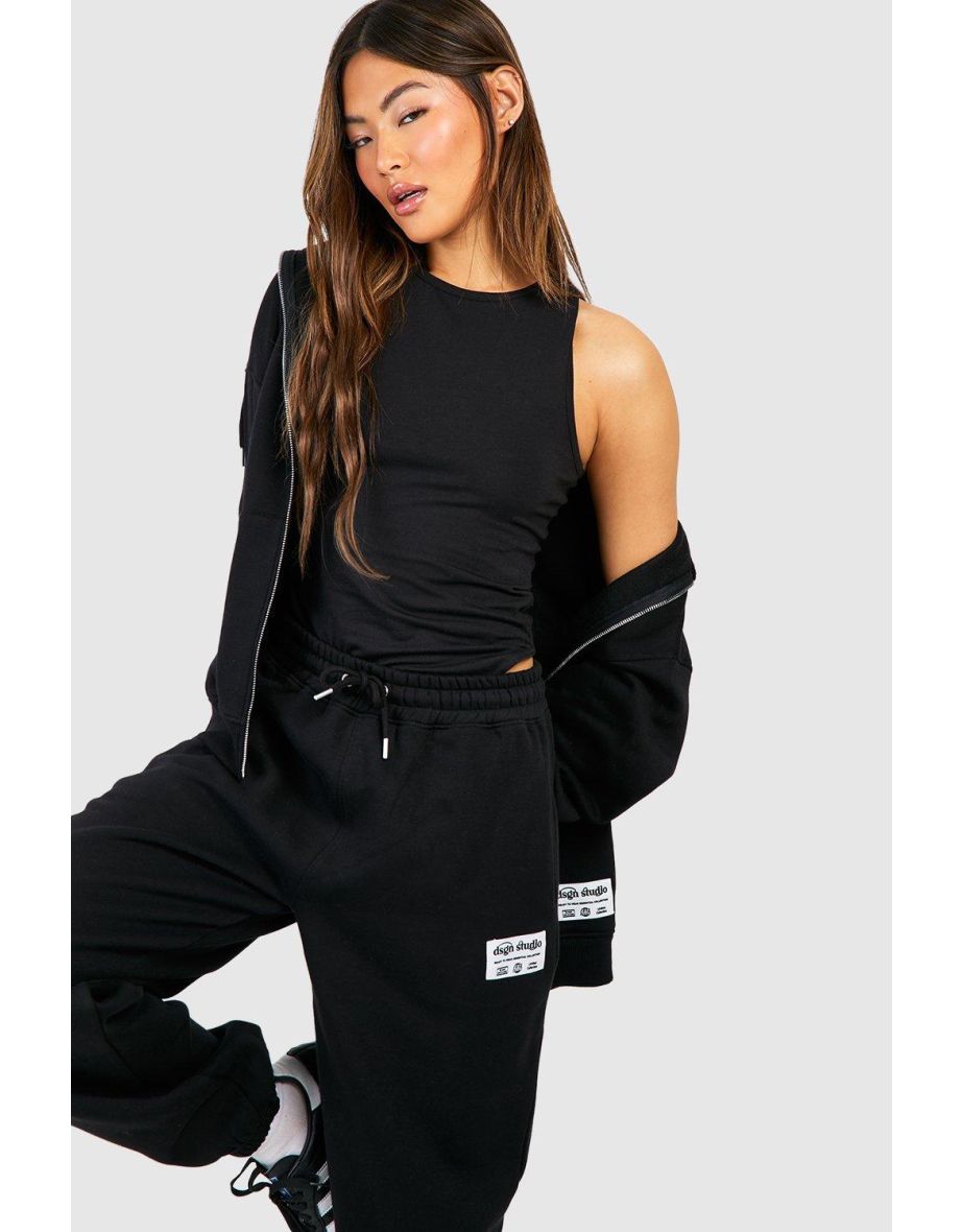 3 Piece Racer Bodysuit Zip Through Hoodie Tracksuit - 3