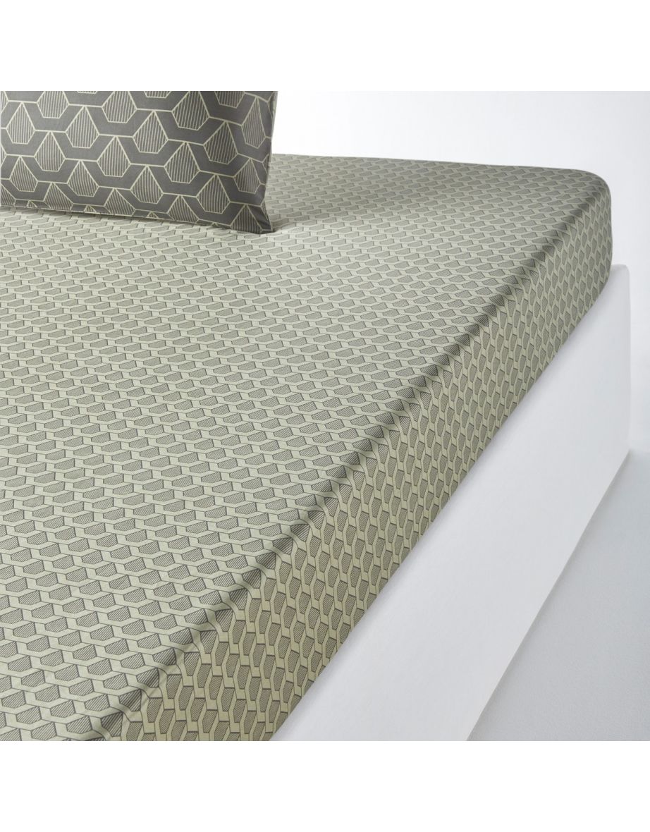 JACOB Cotton Satin Fitted Sheet