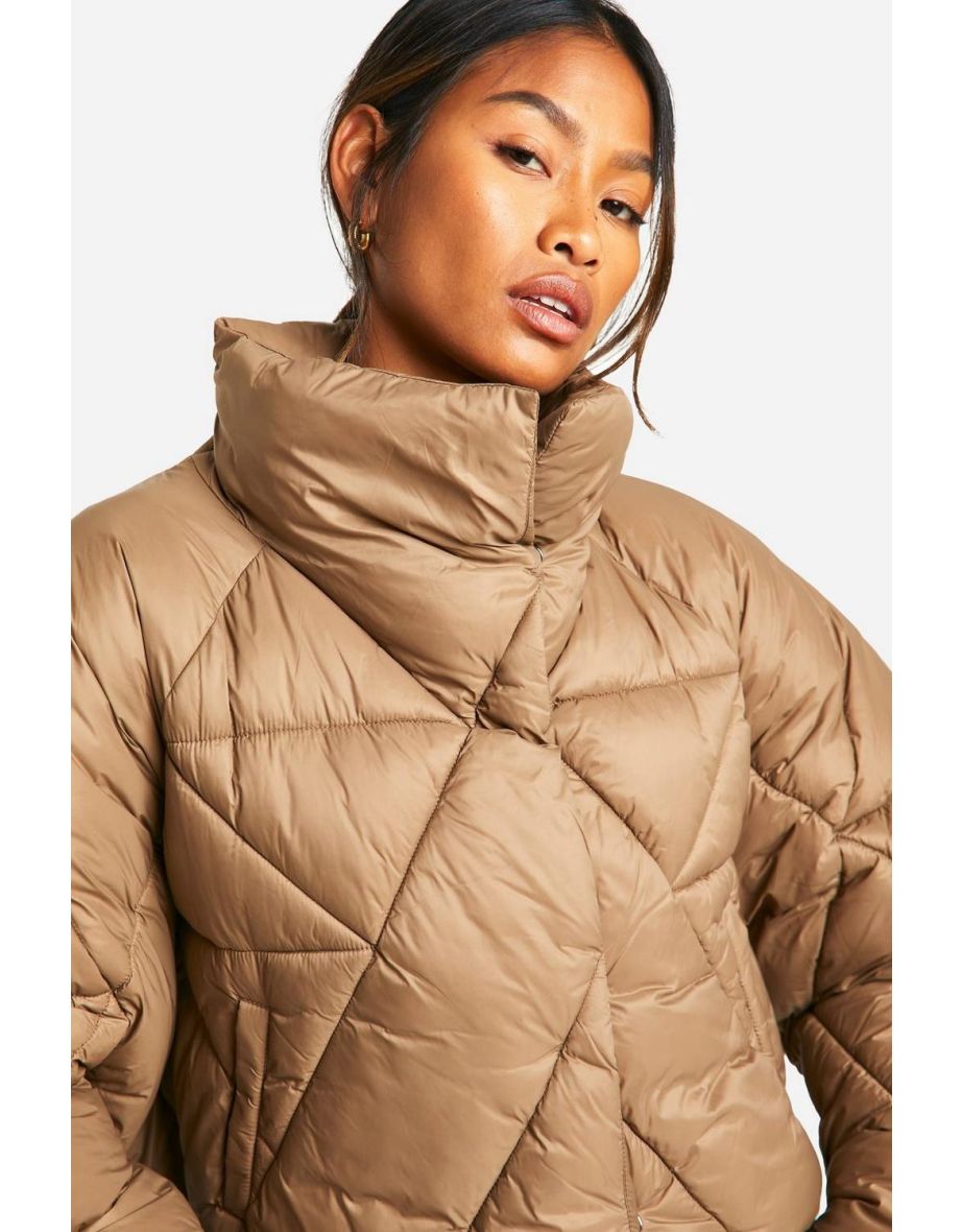 Quilted Boxy Puffer Jacket - 3