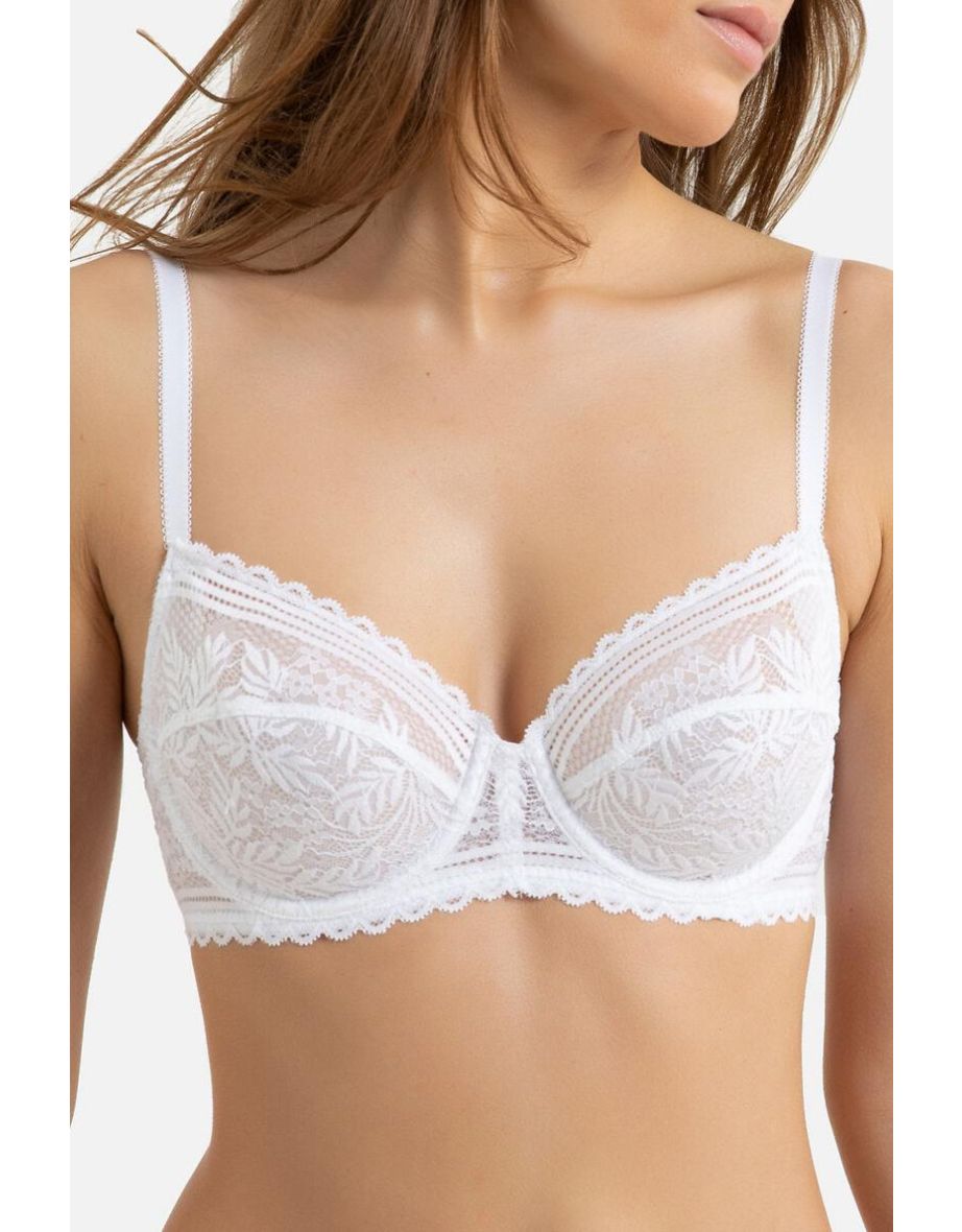 Lace Demi-Cup Bra