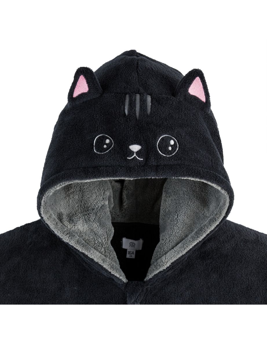Faux Fur Cat Onesie - 5